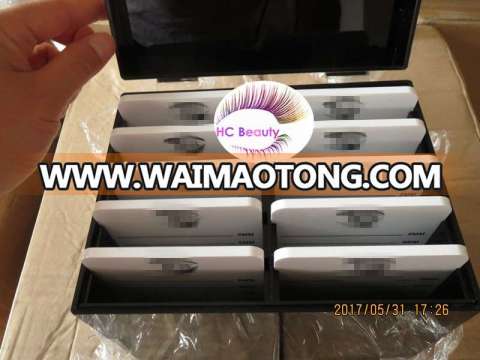 Acrylic Eyelash Extension Lash Tray Tile Pallet Tray Box Organizer, Private logo printing