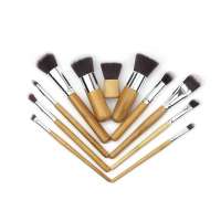 11pcs Bamboo Handle Private Label Makeup Brush Set vegan Make Up Wholesale Makeup Brushes