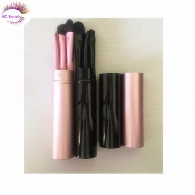 new hot 5 pcs portable Mini Eye professional Makeup brushes set eyeshadow eyeliner cosmetic tools private logo